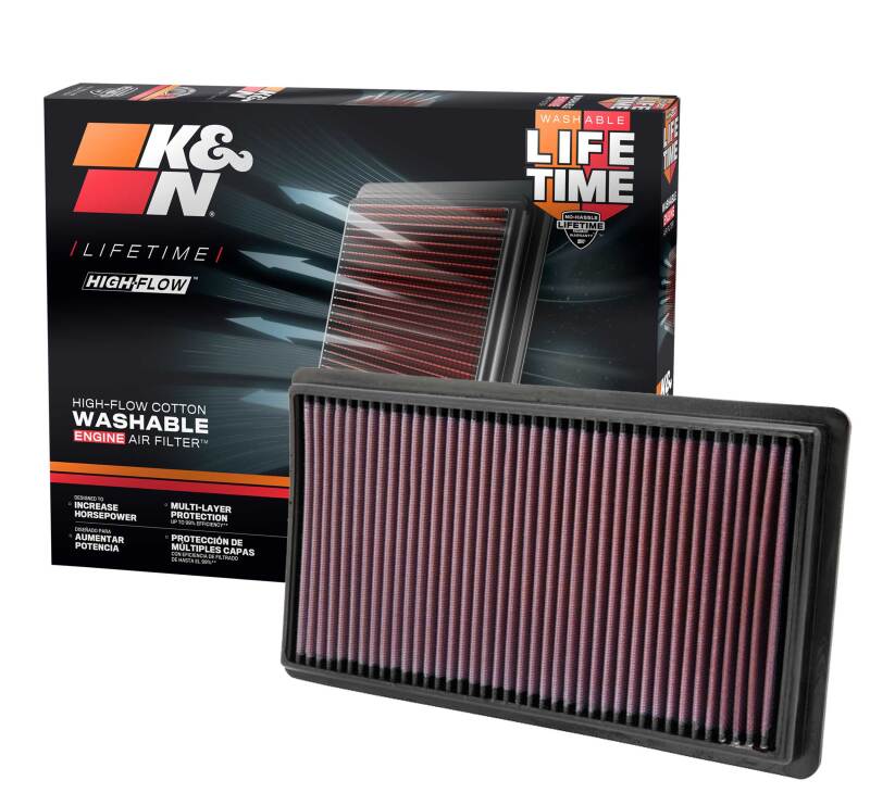 Ford Taurus Performance Air Intake - K&N Engineering - Drop In Air Filter - `08-`09